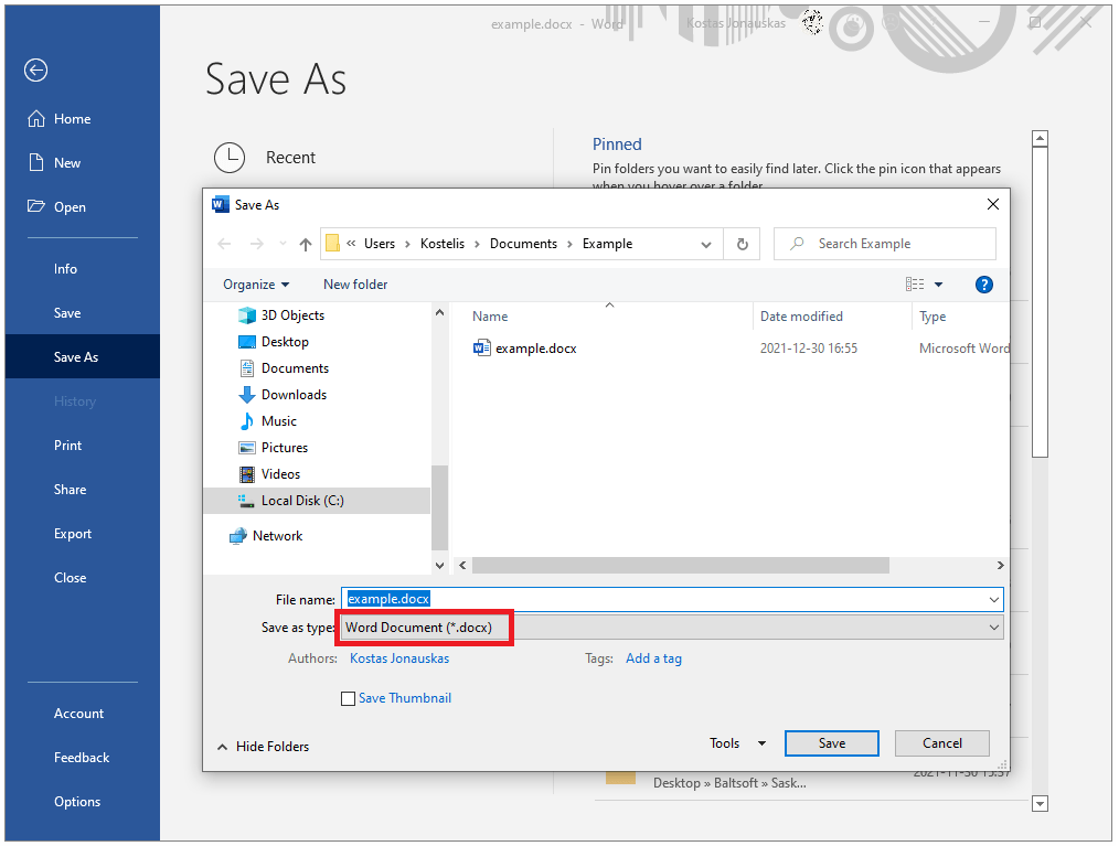 Opening a PDF in Microsoft Word